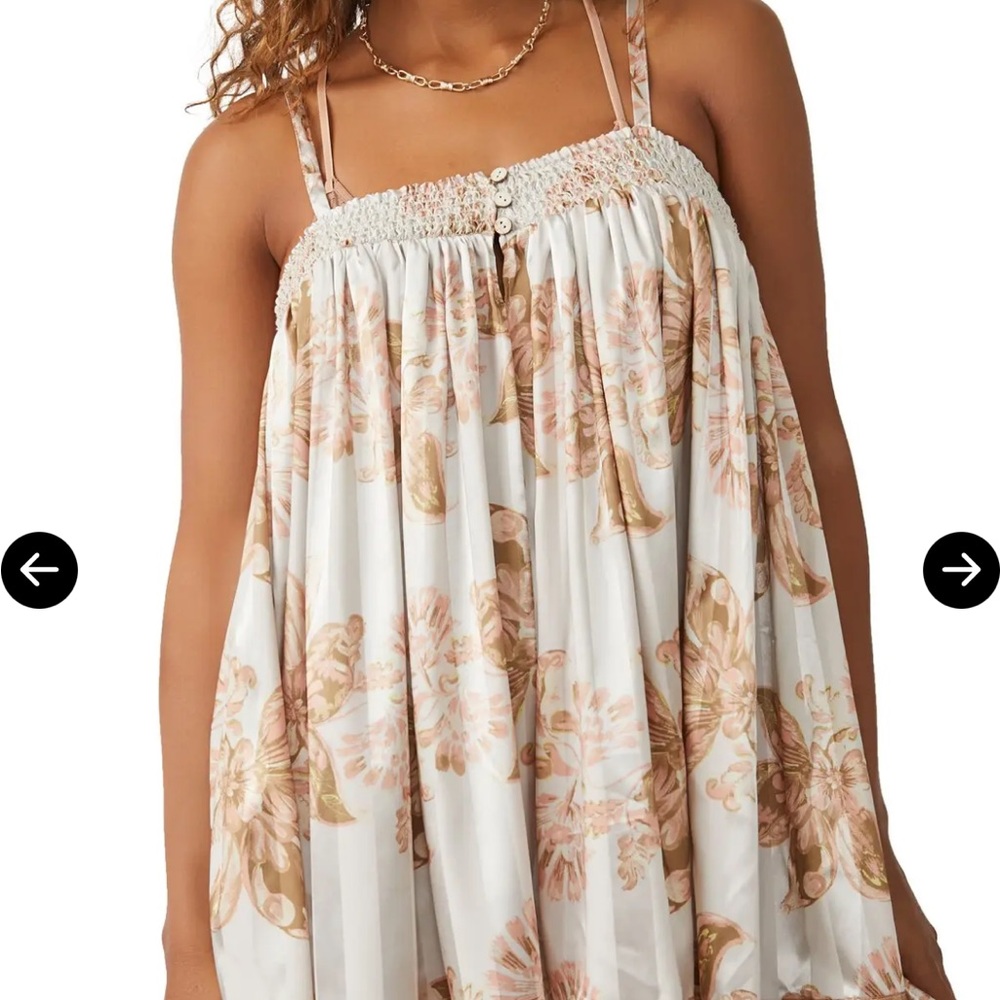 Free People Silk Romper